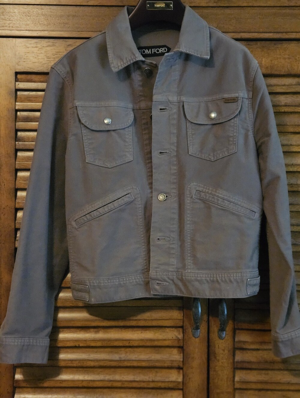 Tom Ford Men's Taupe Western Jacket